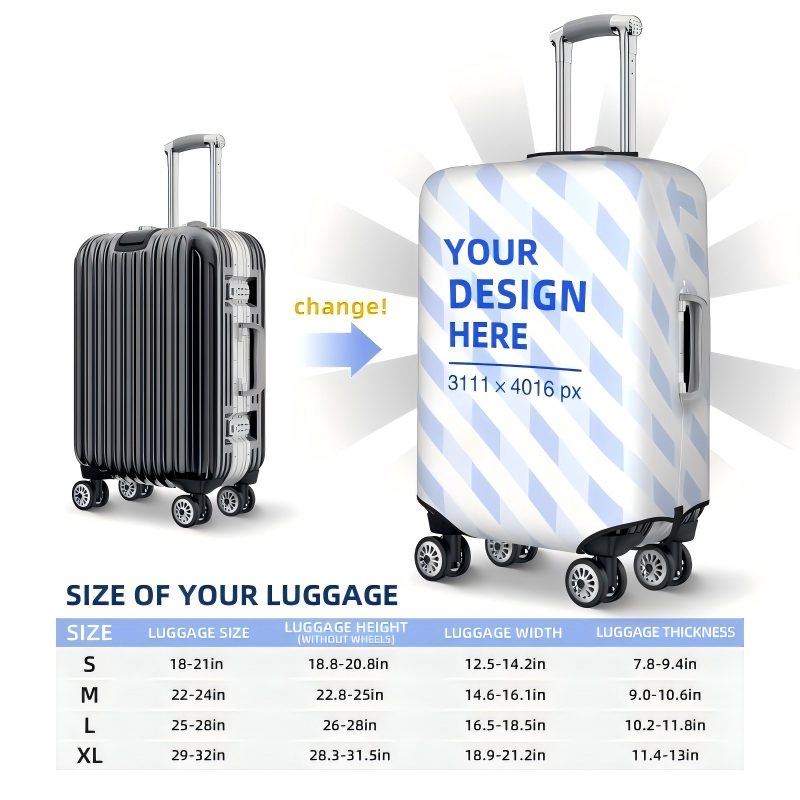 The "Spot-My-Bag" Personalized Luggage Cover